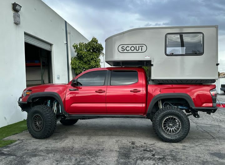 Toyota Tacoma Red ScoutCamper