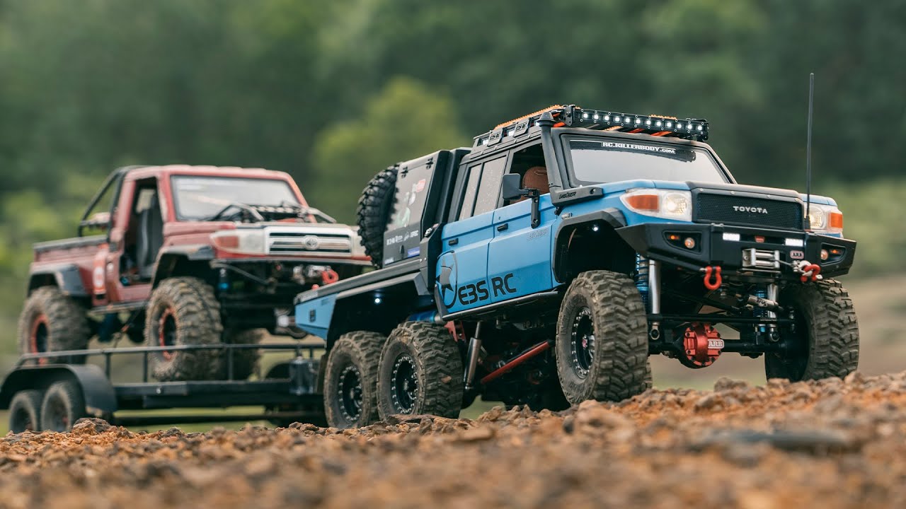 Toyota LC70 RC 1:10 Traxxas TRX-4 6x6 